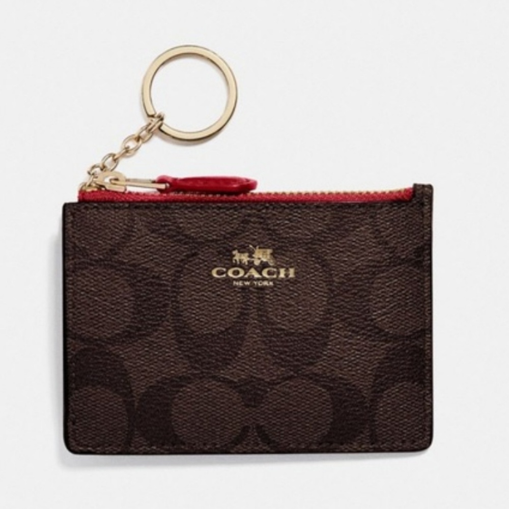 ❤COACH MINI SKINNY ID CARD CASE WALLET❤.